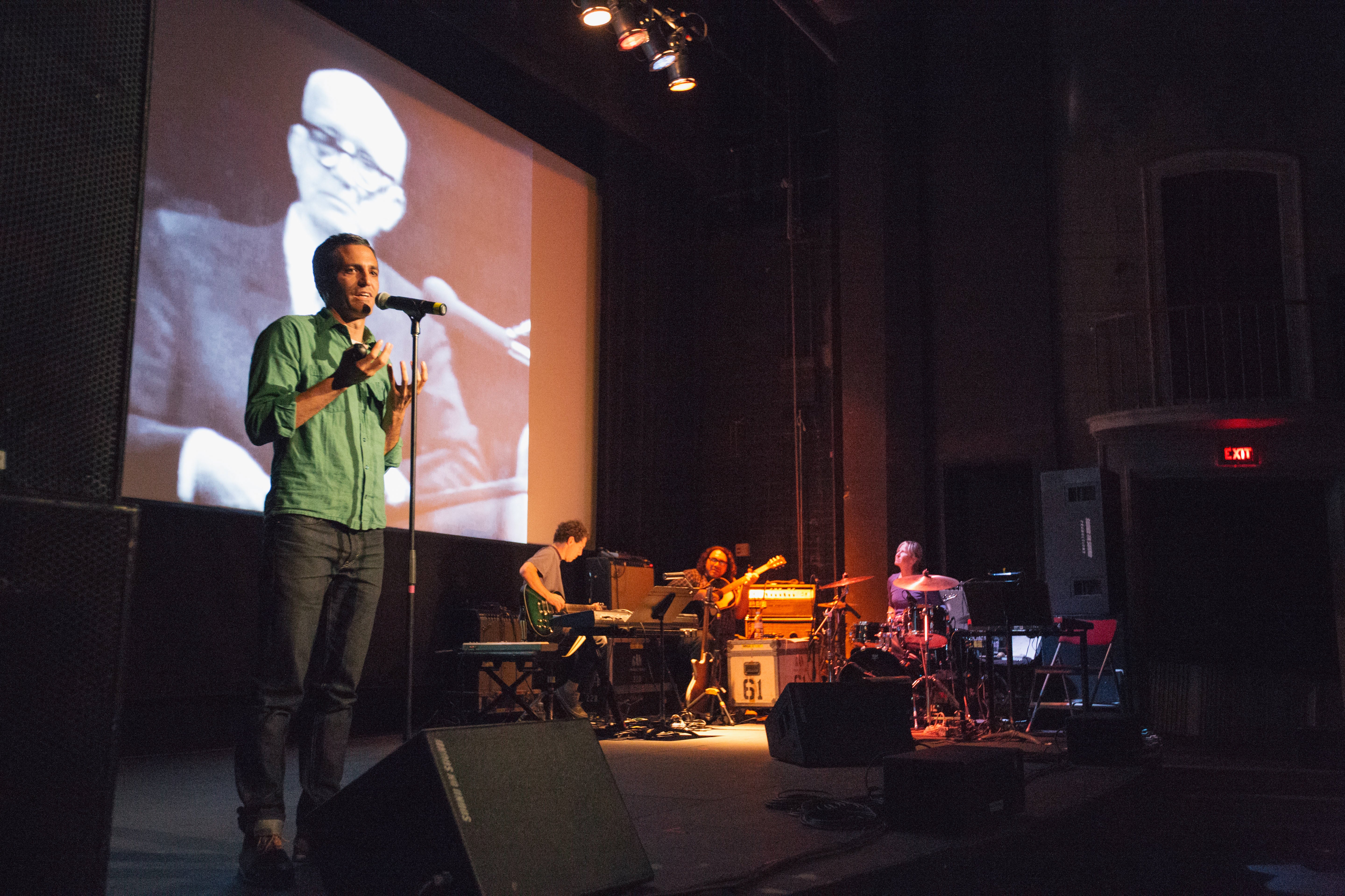 The Love Song of R. Buckminster Fuller | photo by Ed Dittenhoefer, Ithaca Times (2012) 