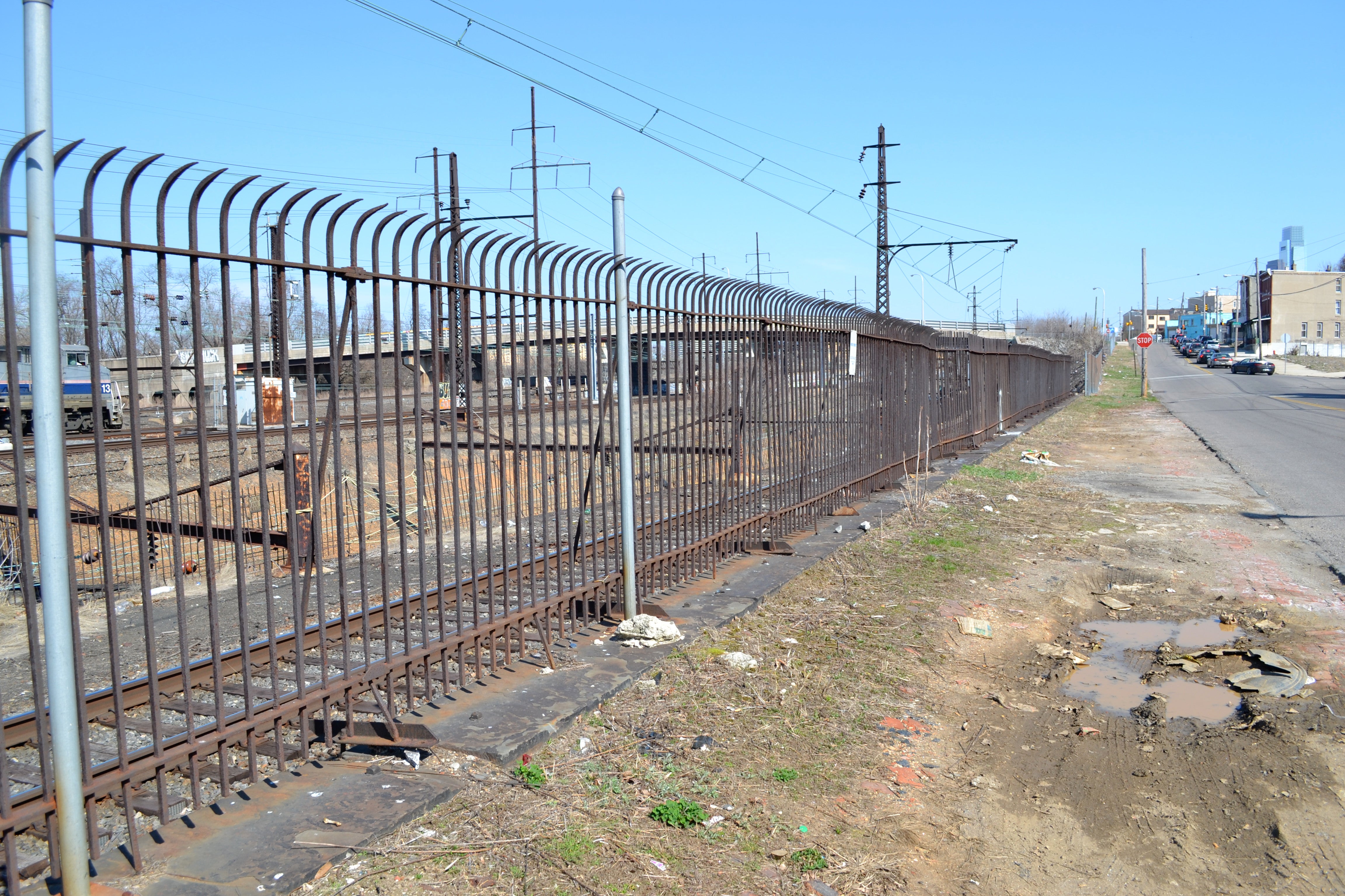 The Mantua Greenway concept includes extending a bike trail and creating some kind of visual buffer along the rail tracks