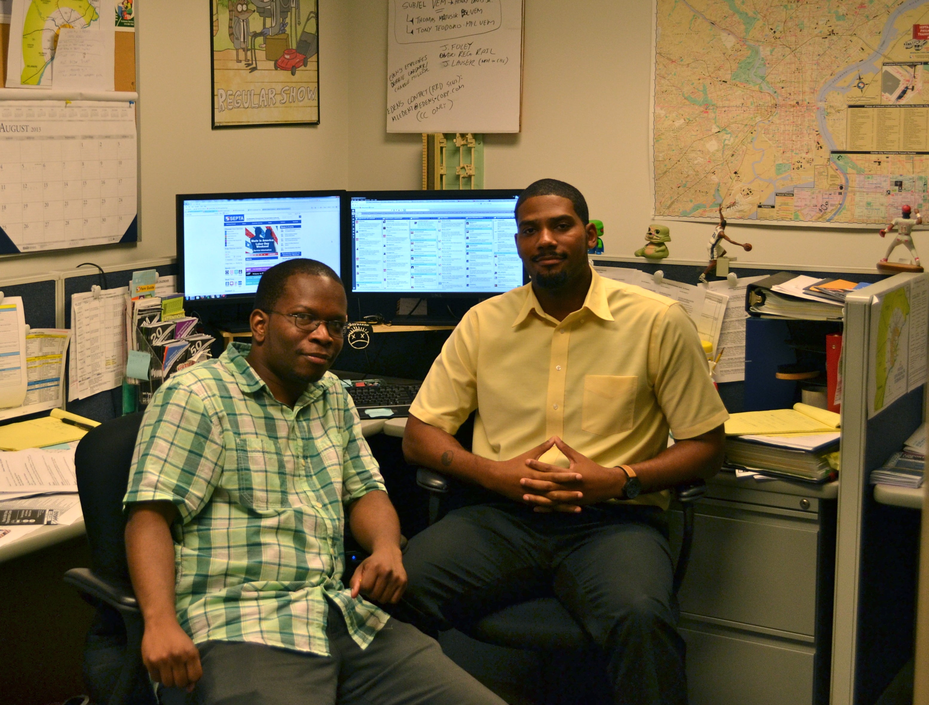 The people behind the tweets, Ken Williams (Left) and James Siler (Right)