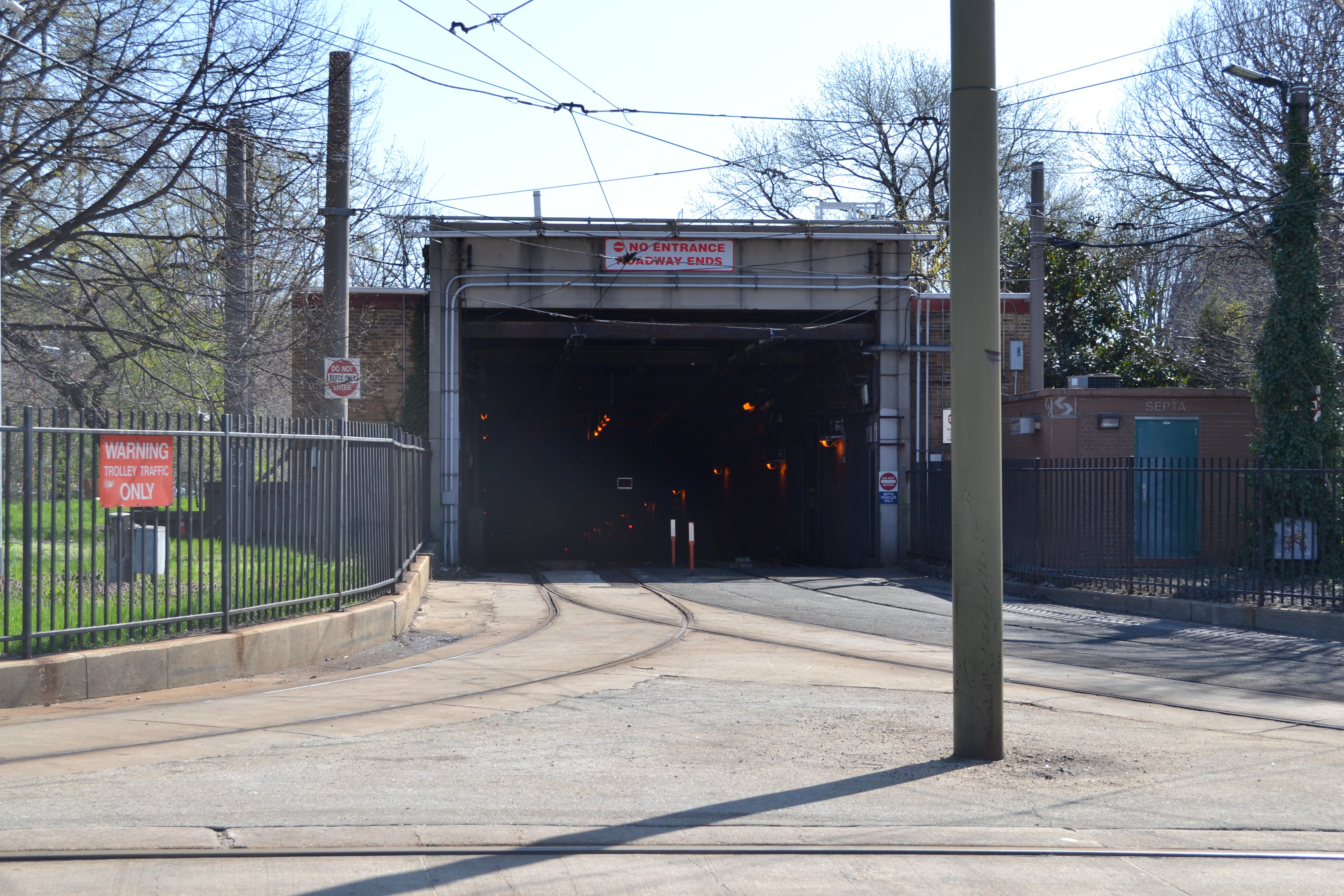 The portal is important for SEPTA as it's where trolleys enter and exit the tunnel in West Philly