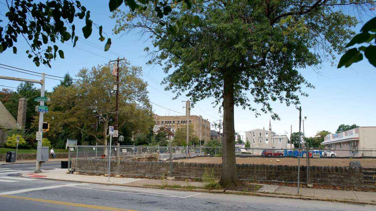 The site of the former Bunting House could soon be a Wendy's fast-food restaurant. (Bas Slabbers/for NewsWorks)