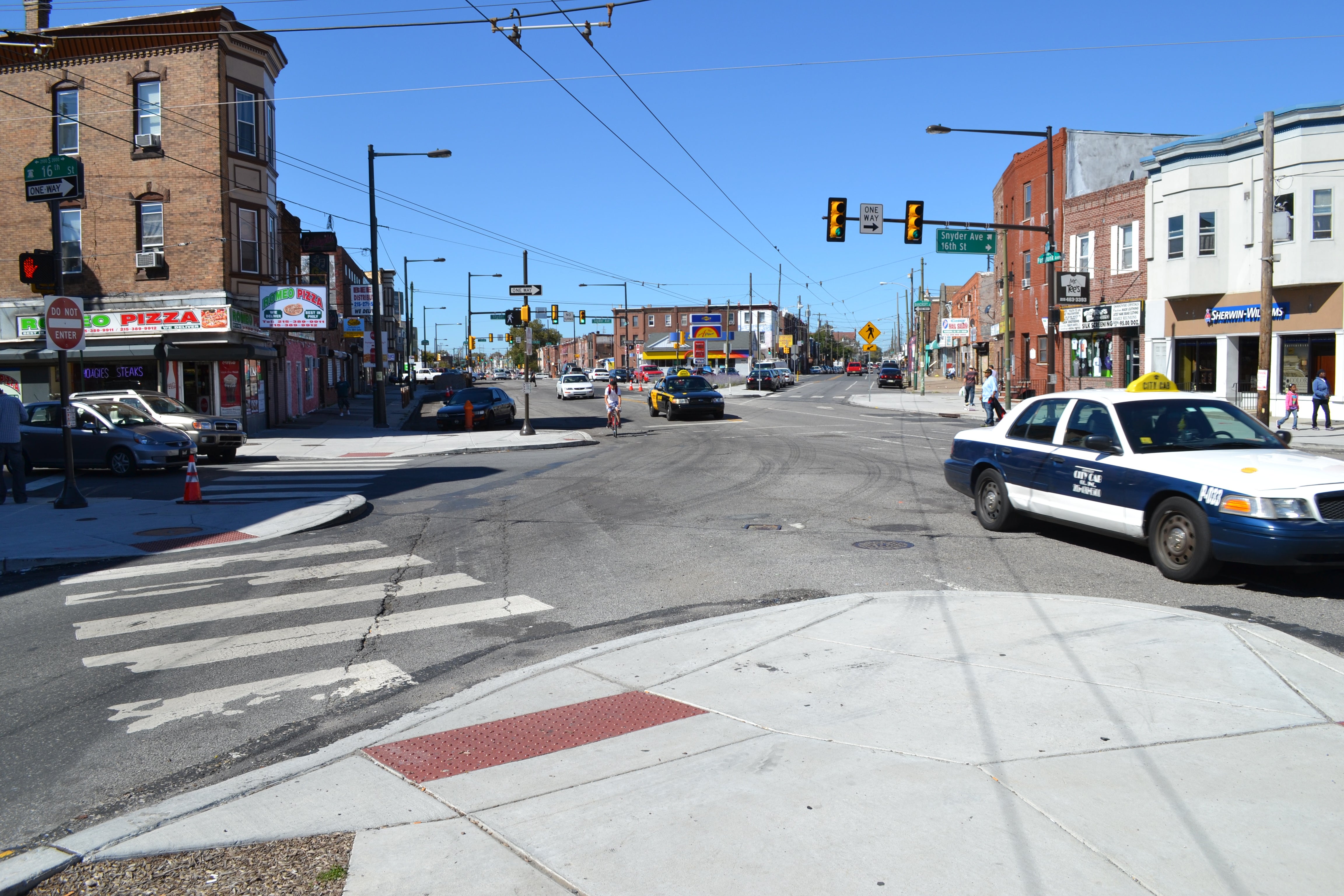 The Streets Department has essentially completed traffic signal and intersections upgrades along West Passyunk Ave