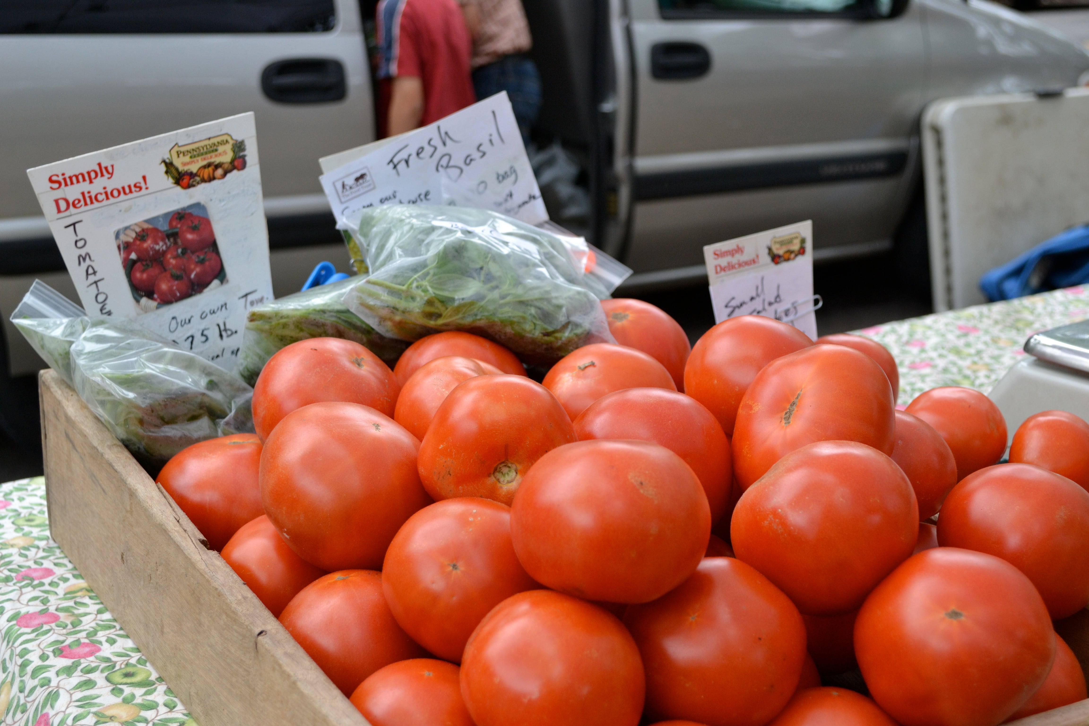 The Thursday farmers' market returned to Clark Park this week