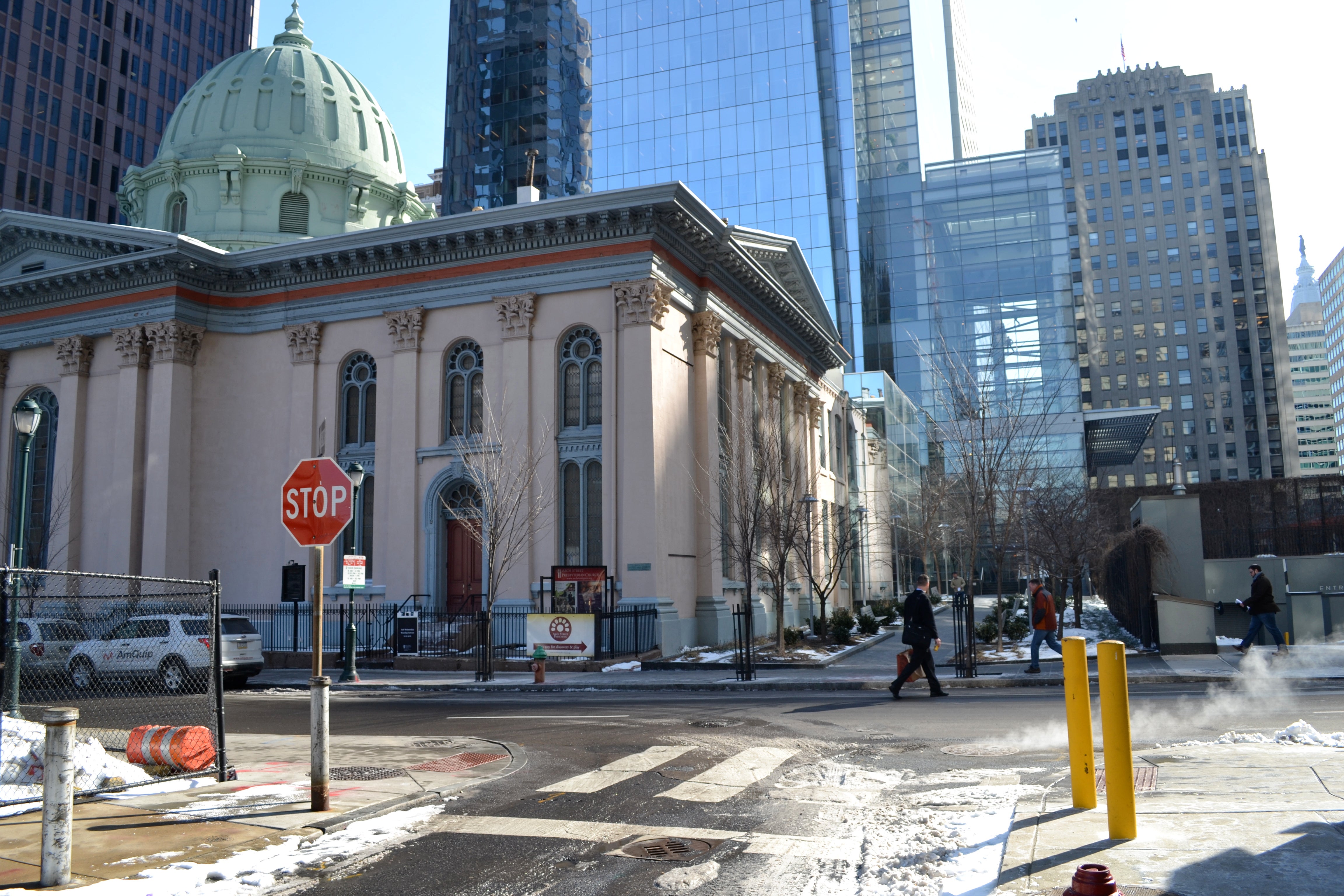 The tunnel will connect with the Comcast Innovation and Technology Center just north of Cuthbert Street