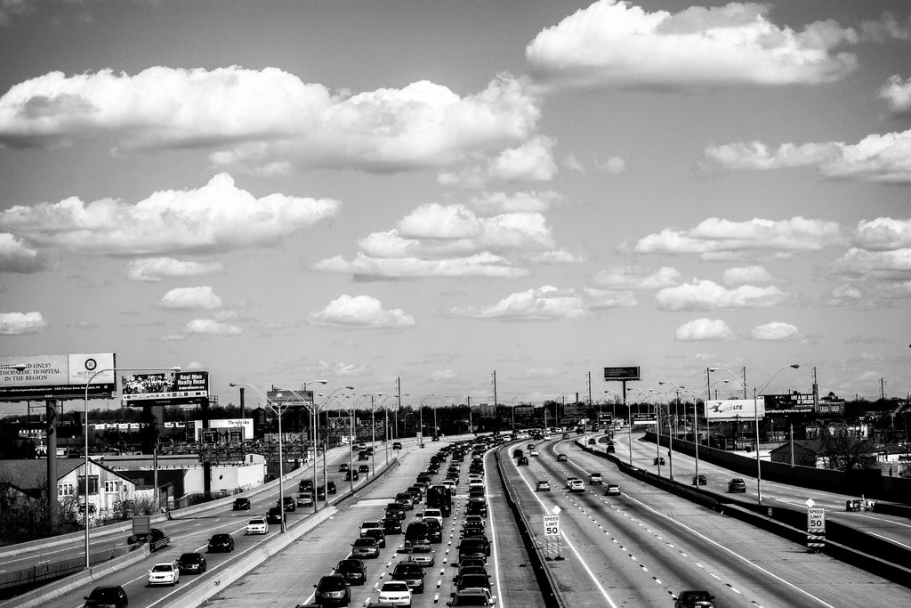 Traffic jam, I-95, Aramingo Exit | Theresa Stigale