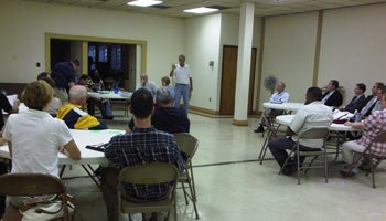 Northwood Civic Association President Barry Howell recaps the group's progress since the last meeting. Northwood Civic Association President Barry Howell recaps the group's progress since the last meeting.