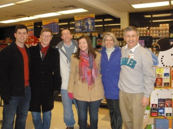 Joe Glackin (far right) with his family (from left): Brendan, PJ, Daniel, Kathleen and wife Maryellen. Photo courtesy of Padraic Glackin.