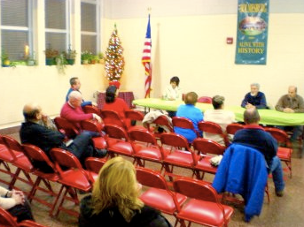 Holmesburg Civic Association's December meeting. Photo by Christopher Wink for NEast Philly.