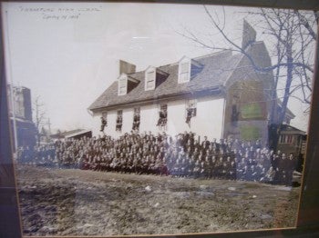 The original Frankford High School building -- an annex of Central High School. Photo by Jennifer Reardon for Philadelphia Neighborhoods.