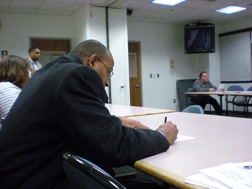 State Rep. Tony Payton at the February Frankford Civic meeting.