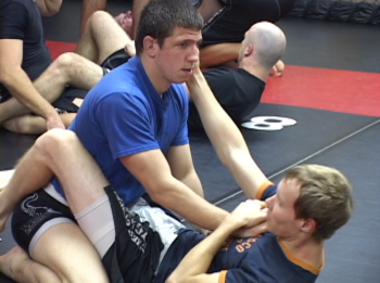 Students in Pete Kozma's Brazilian Jiu-Jitsu gym hit the mats.