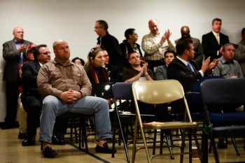 Turnout was high for the Mayfair Civic Association's meet the candidates night for the 6th Council District.