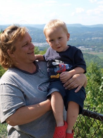 Terri Drobish and son Alex. Photo by Daniel Drobish.